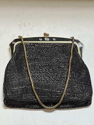 Vintage Metal Mesh Purse Oroton Including Mirror West Germany • $141.35