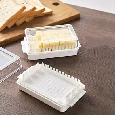 Plastic Box Storage Case Food Butter Cheese Serving Storage Dish Container • $13.50