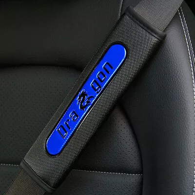 1x Blue Car Seat Belt Cover Pad Car Safety Cushion Cover Strap Pad Accessories • $7.36