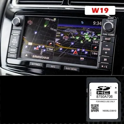 Card SD Map For Mitsubishi MMCS W19 System 2023 Update OUTLANDER PAJERO • $34.10