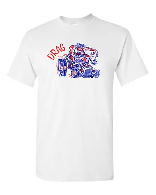 $22.99 • Buy Hot Rod Tee T Shirt Drag Race 100% Cotton Ugly Weirdo Kustom Kulture Retro Art
