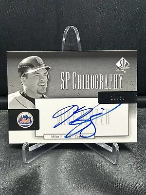 2004 SP Authentic Chirography Black & White /30 Mike Piazza Auto HOF RARE • $46.01