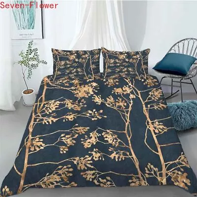 Odds Interview 3D Printing Duvet Quilt Doona Covers Pillow Case Bedding Sets • $79.20