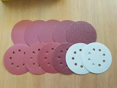 125mm Wet And Dry Sanding Discs 5'' KLINGSPOR /// 8 Hole Or Plain 40 - 600 GRIT • £1.08