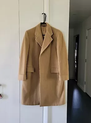 Vintage Men's Monte Cristo Union Made Camel Hair? Wool Coat Refer To Photos • $35