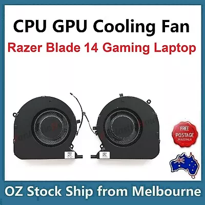 CPU GPU Cooling Fan For Razer Blade 14 RZ09-0370 RZ09-0370CEA3 Gaming Laptop • $73.99