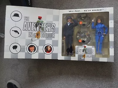 £149.99 • Buy The Avengers John Steed And Emma Peel Deluxe Talking Large Action Figures 2005