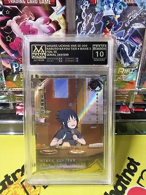 Sasuke Uchiha NR-SE-009 269/699 Naruto Kayou Card • $450