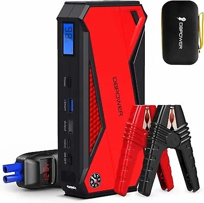 DBPOWER Car Jump Starter 800A 18000mAh Booster Jumper Power Bank Battery Charger • $65.97