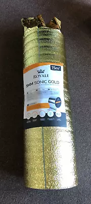 Royale 5mm Sonic Gold Underlay For Wood And Laminate Flooring • £30