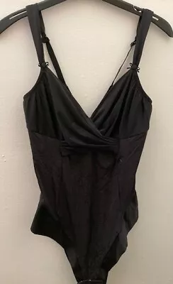 La Perla Black Luxury Italian Bodysuit Non-wired And Non-Padded Size 4 (UK 12) • £34