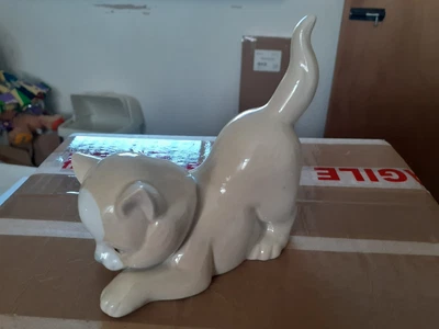 £5 • Buy Valencia Porcelin Kitten Made In Spain Nao/lladro ?