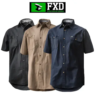 FXD SSH1 360 Degree Stretch Short Sleeve Shirt Tailored Fit Dual Pockets SSH-1 • $94.95