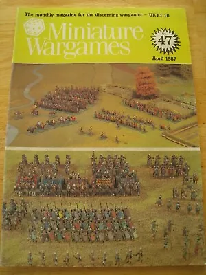 Miniature Wargames Magazine Apr 1987 Mosque Omar Thracians Colorado Coalfield • $6.21