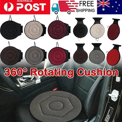 $20.76 • Buy Car 360° Rotating Swivel Cushion Chair Seat Flexible Mobility Aid Home Office AU