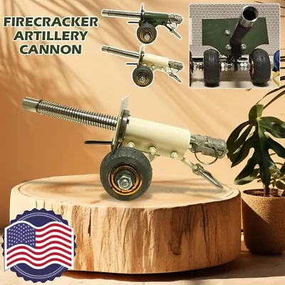 Firecracker Artillery CannonStainless Steel Mini Cannon-Military ModelCollection • $58.99