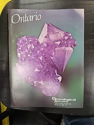 Mineralogical Record Volume 13 #2 • $3.99