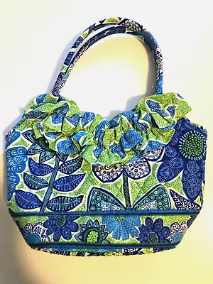 Vera Bradley Mini Purse With Ruffles Retired Doodle Daisy Great Used Condition • $10