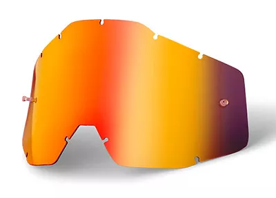 100% GOGGLE-SHOP MIRROR LENS To Fit RACECRAFT ACCURI STRATA MX MOTOCROSS GOGGLES • $12.37