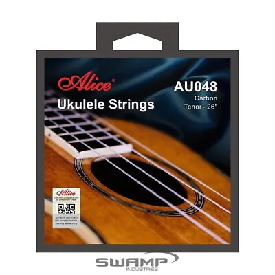 $10.99 • Buy Alice AU048 Carbon Tenor Ukulele String Set Warm Bright Rich Warm Superior