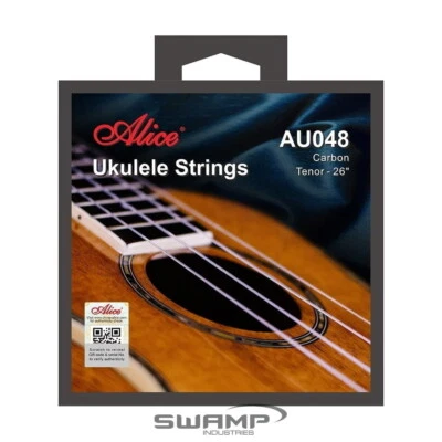 $10.99 • Buy Alice AU048 Carbon Tenor Ukulele String Set Warm Bright Rich Warm Superior