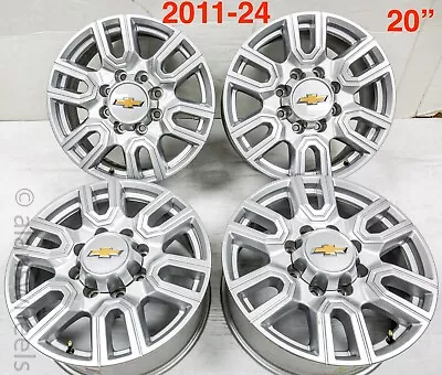 4 Takeoffs Chevy Silverado 2500 3500 HD 8 Lug 20”Wheels Rims 2011-24 5950 #3589  • $695