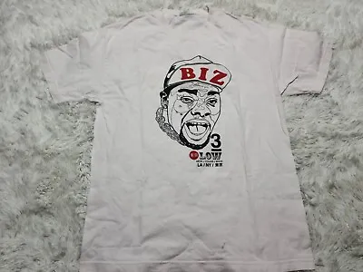 Biz Markie Rap Hip Hop L Artist Collab T-Shirt Tee NY/LA 3 Low Distressed VTG  • $9.95