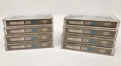 8 Lot Vintage Preowned Maxell MX90 Cassette Tape MX 90 Metal Japan Sold As Blank • $50