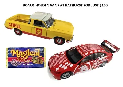 Holden Eh Ute Shell Heritage #4 + Holden Wins At Bathurst 1:18 Scale Model • $392.99