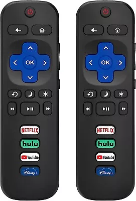 (Pack Of 2) Replaced Remote Control Only For Roku TV Compatible For TCL Roku/Hi • $11.99