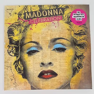 Madonna – Celebration – 180g 4xLP Vinyl Gatefold 33RPM – Black Vinyl • $119.99