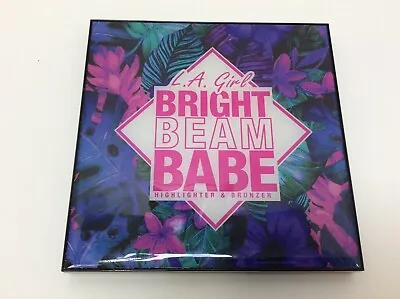 LA Girl Bright Beam Babe Electrifying Highlight & Bronzer Palette Free Shipping • $5.59