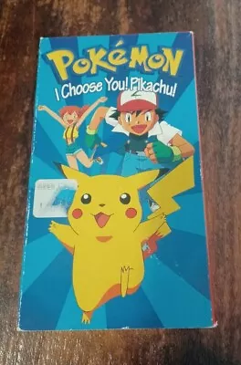 VNTG Pokémon VHS: I Choose You! Pikachu! (VHS 1998) Vol. I Good Condition! • $17.37