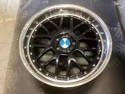 (Qty 1) TSW Valencia Wheel Rim Gloss Black W/Mirror Lip 19x9.5 5x114.3 +40mm • $180.72