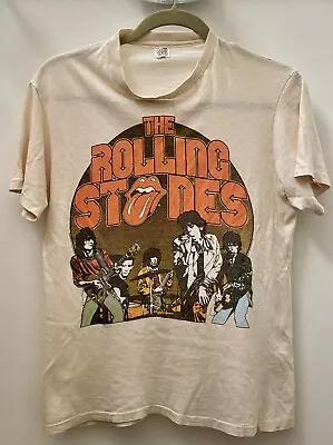 THE ROLLING STONES - 80s ORIGINAL VINTAGE ROCK T-SHIRT BY HANES  MADE IN USA • $500