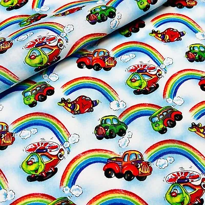 Car Truck Planes Helicopter Fabric Transportation 2711 Erlanger By The 1/2 Yard • $6