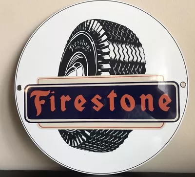 Firestone Tires Vintage Style Oil Gas Reproduction Advertising Garage Sign • $21