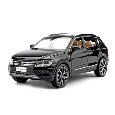 1:32 Scale All New Tiguan L SUV Car Model Diecast Vehicle Collection Toys Black • £17.99