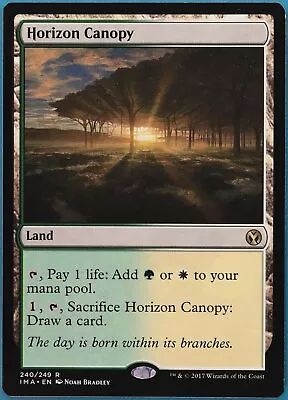 Horizon Canopy Iconic Masters NM Land Rare MAGIC MTG CARD (ID# 439177) ABUGames • $3.18