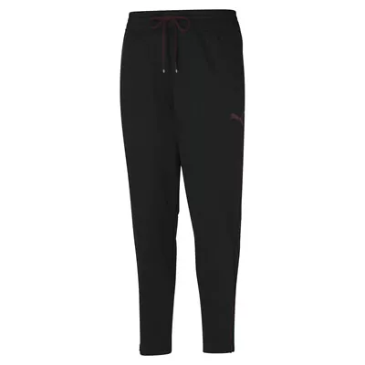 Puma Fade Pwr Drawstring Training Joggers Mens Black Athletic Casual Bottoms 521 • $19.99