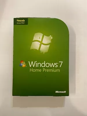 Microsoft Windows 7 Home Premium 32 & 64 Bit GFC00020 Complete • $9.99