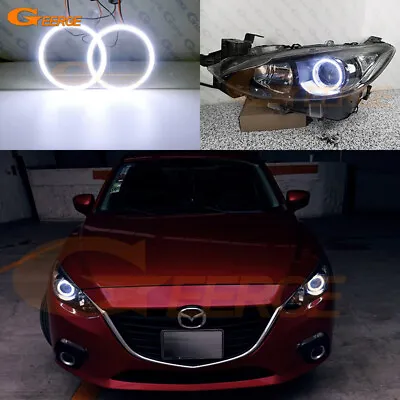 For Mazda 3 Mazda3 Axela BM BN Ultra Bright COB Led Angel Eyes Kit Halo Rings • $25.69