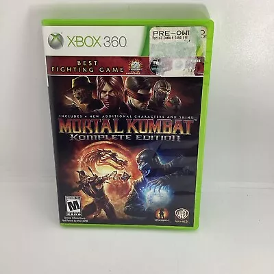 Mortal Kombat Komplete Edition Xbox 360 Pre-owned. Disc Has Light Scratches. • $24.99