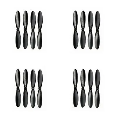 Blue Mini Drone Propeller Blade Set All Black Props Propellers 4 Pack • $11.95