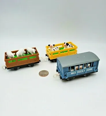 Thomas & Friends Trackmaster Train Tank Farmer McColl's Farm Car Lot X3 Cargo • $59.98