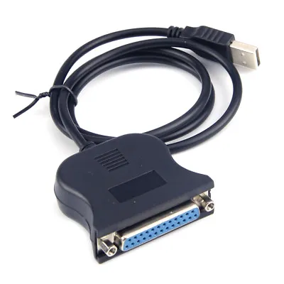 £5.58 • Buy Fit For Windows 98/XP USB To 25-Pin DB25 Parallel Printer Cable Adapter PC LPT