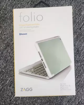 $19.99 • Buy OPEN BOX - ZAGG Folio Case, Hinged With Bluetooth Keyboard For IPad Mini / Mini