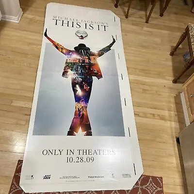 Michael Jackson This Is It Theater Standee *Part OfOne Side Only* 86 L X 37.5 W • $200