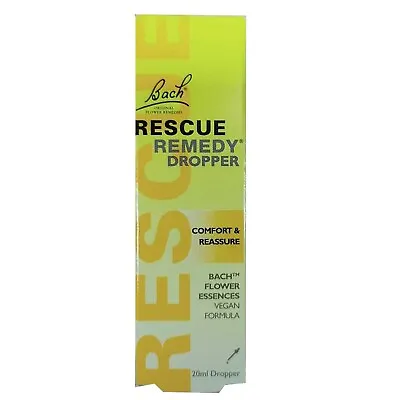 £10.99 • Buy Nelsons Bach Rescue Remedy Dropper 20ml
