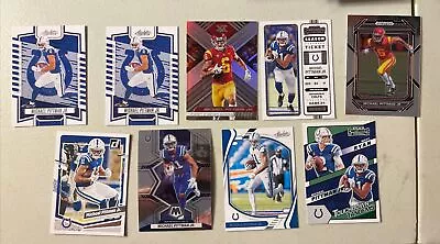 Colts Michael Pittman Jr 9 Card Lot Absolute Donruss Contenders Mosaic Prizm • $0.79